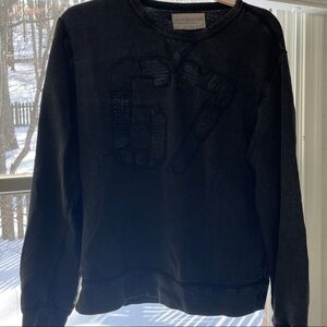 67 subtlety funny Denim & Supply Ralph Lauren Black Crewneck Sweater